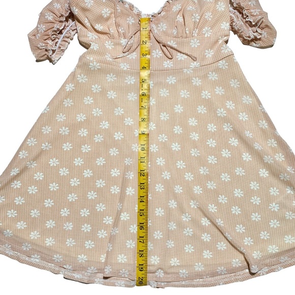 Urban Outfitters | Women | Prairie A-Line Floral Mini Dress | Small Petite - Picture 6 of 13